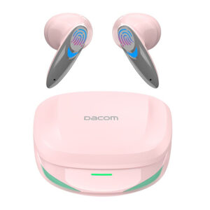 Навушники бездротові bluetooth DACOM G10 pink