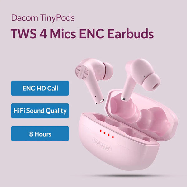 DACOM TinyPods ENC pink
