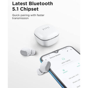 Навушники бездротові bluetooth HTC TWS3 white
