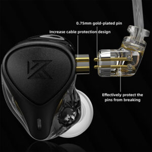 Навушники чорні KZ ZEX Pro   black