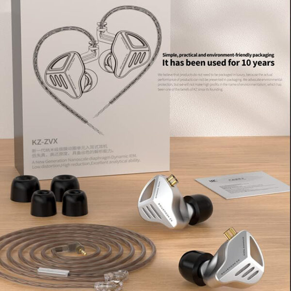 KZ ZVX   silver