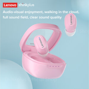 Навушники бездротові bluetooth Lenovo ThinkPlus XT62 pink