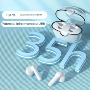 Навушники бездротові маленькі Lenovo ThinkPlus XT95 Pro light white