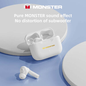 Навушники бездротові маленькі MONSTER Airmars XKT02 white