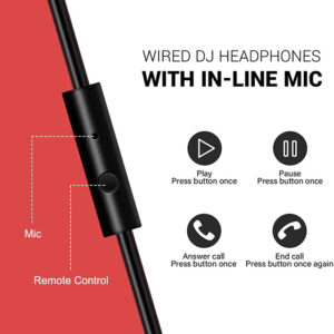 Навушники з мікрофоном Oneodio Pro 10 red