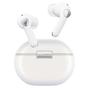Навушники бездротові маленькі SoundPEATS Air4 Pro white