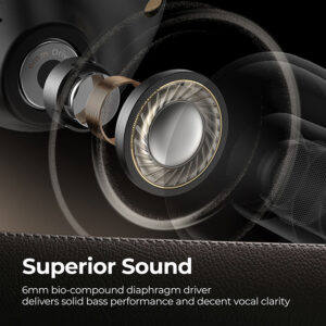 Навушники бездротові bluetooth SoundPEATS Free2 classic black