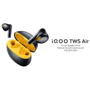 Навушники бездротові вкладиші Vivo IQOO TWS Air black